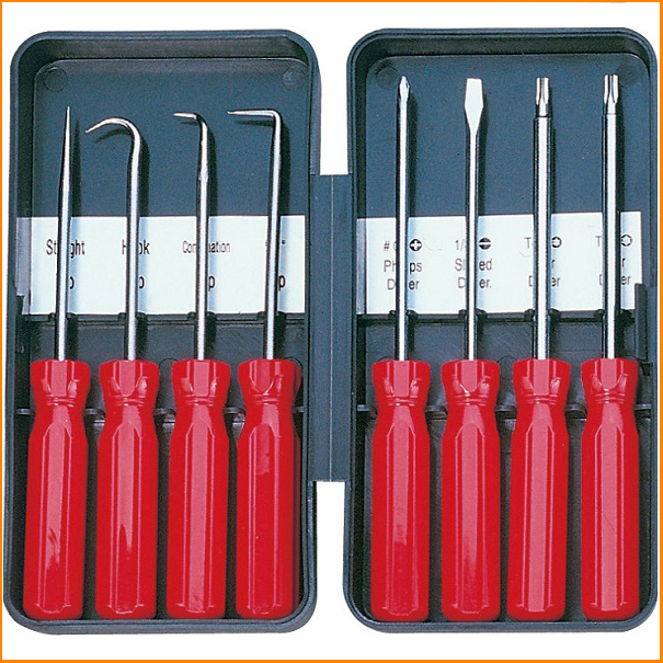 CL-323CAH 8PC MINI PICK & DRIVER SET
